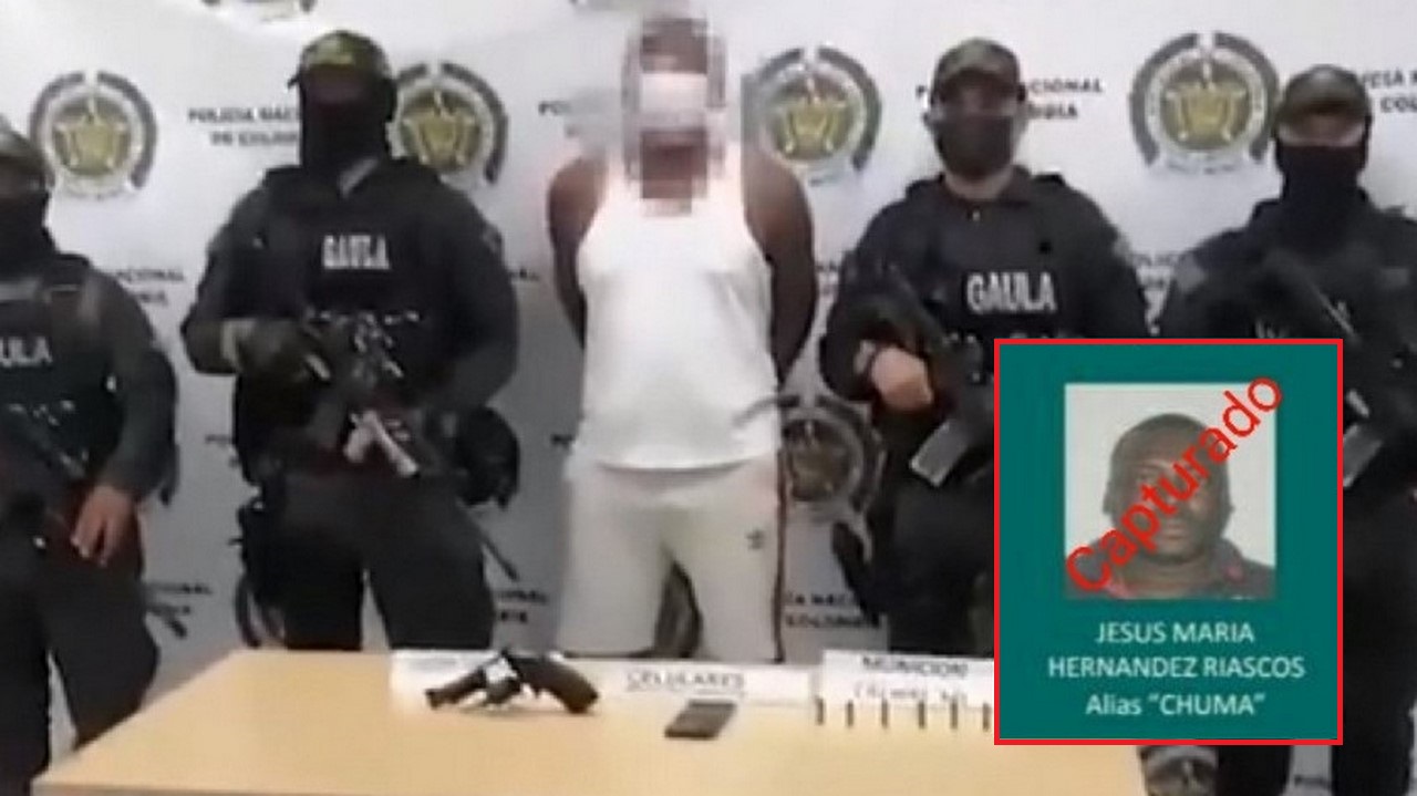 ¡Cayó alias 'Chuma'!, segundo cabecilla de 'Los Espartanos'