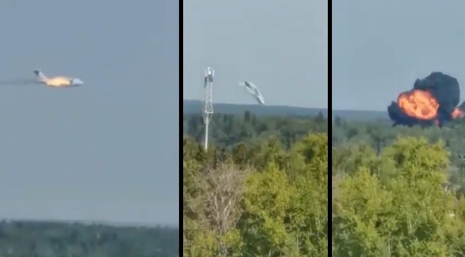 avion ruso estrellado