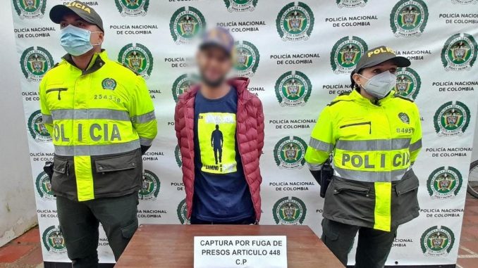 Capturado por fuga de presos en El Carmen de Viboral Capturado por fuga de presos en El Carmen de Viboral