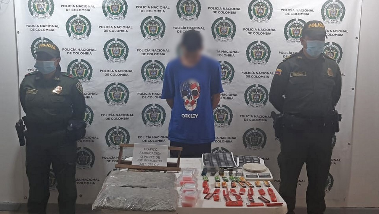 Cogieron a presunto expendedor de estupefacientes en Pueblorrico