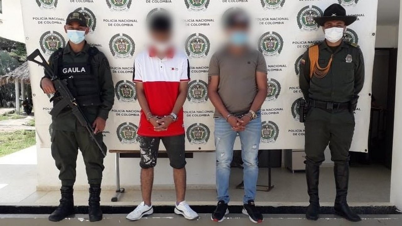 Cogieron a 'Faber' y a 'Steven' en Caucasia, presuntos integrantes del 'Clan del Golfo'