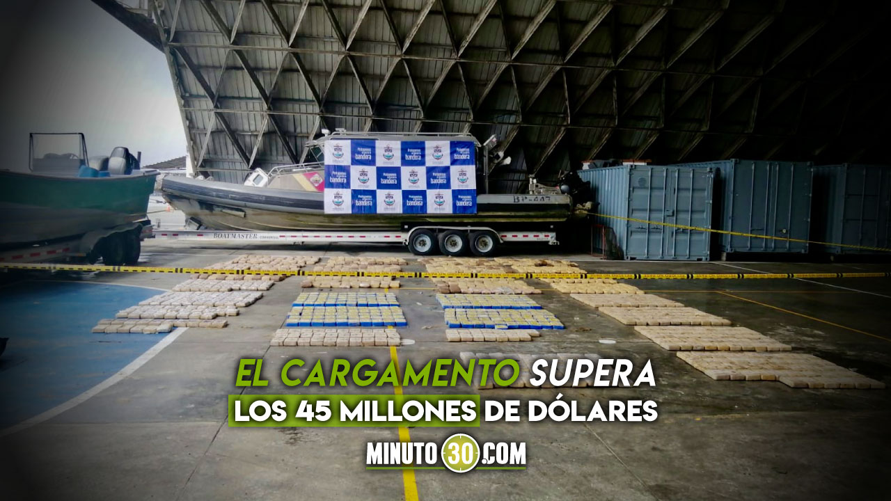 Incautaron más de 1.8 toneladas de droga en la costa del Valle