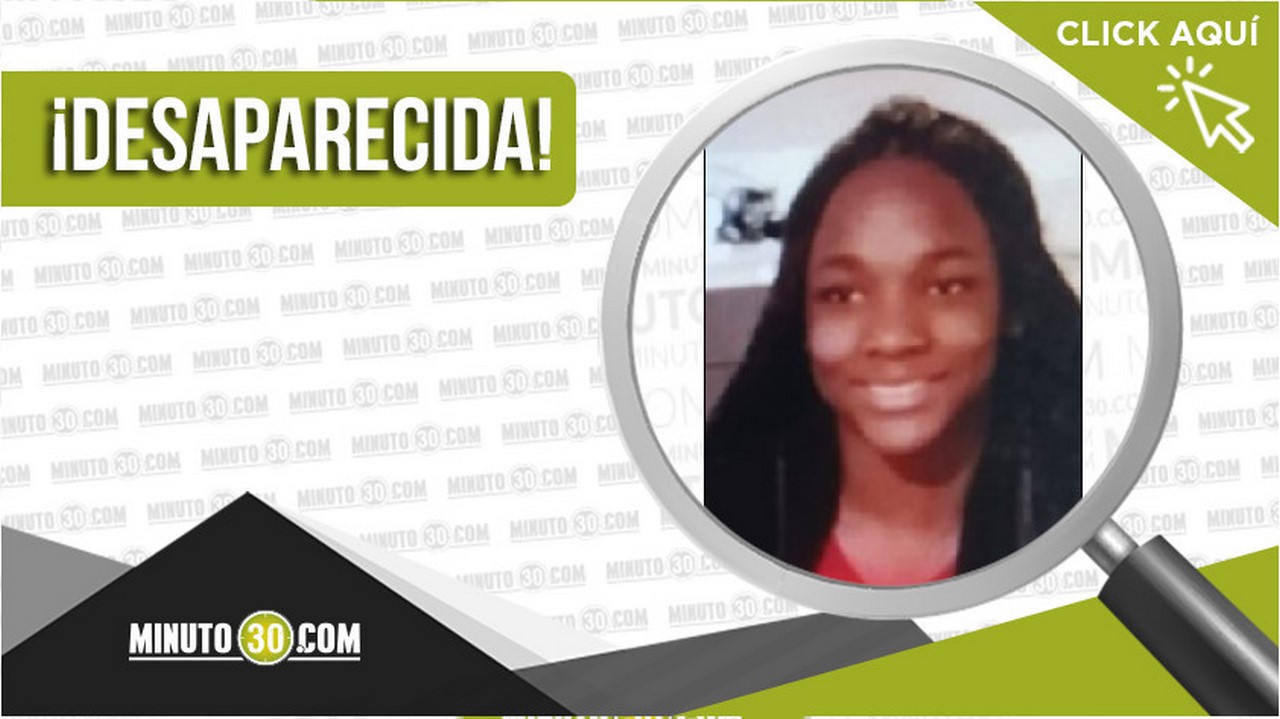 na Sofía Blandón Chaverra desaparecida