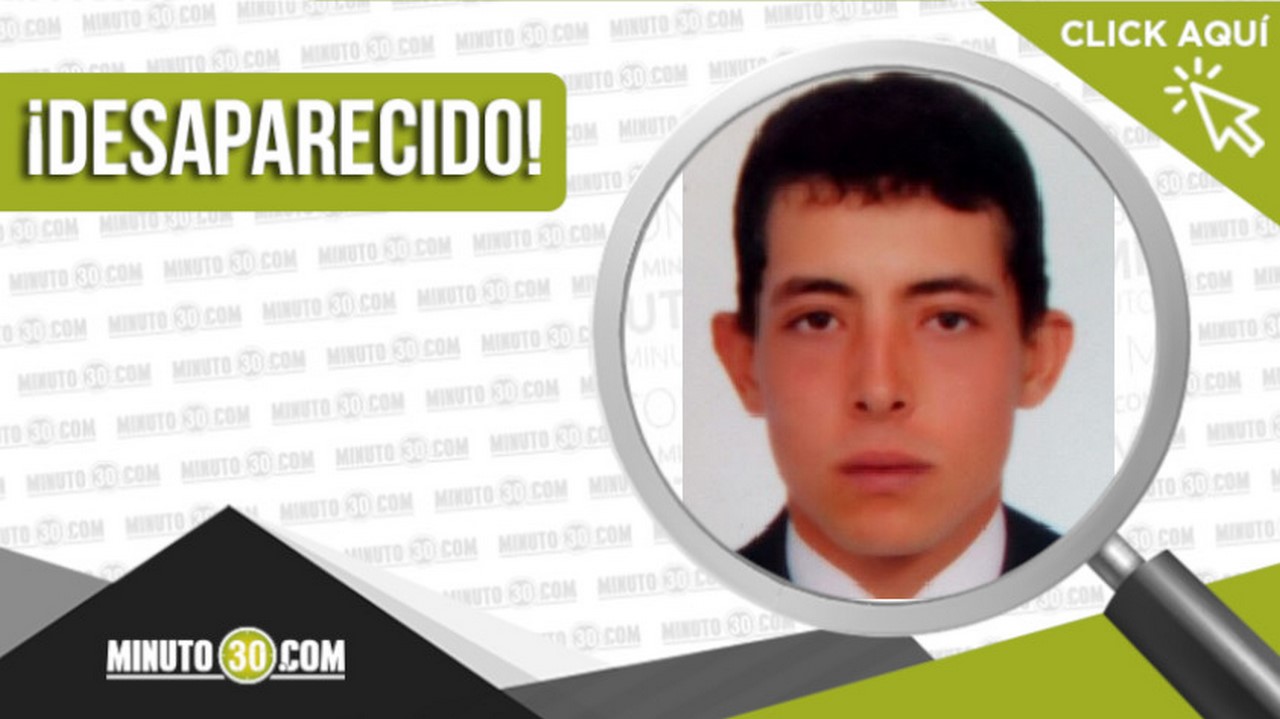 Yordan Mateo Rivera Benítez desaparecido