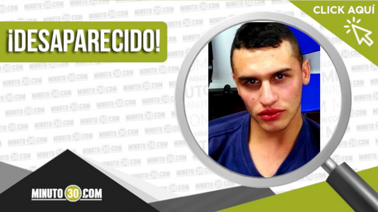 Juan Felipe González Quiceno desaparecido