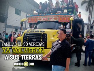 Las últimas familias desplazadas en Ituango decidieron retornar a sus hogares 1 Las últimas familias desplazadas en Ituango decidieron retornar a sus hogares