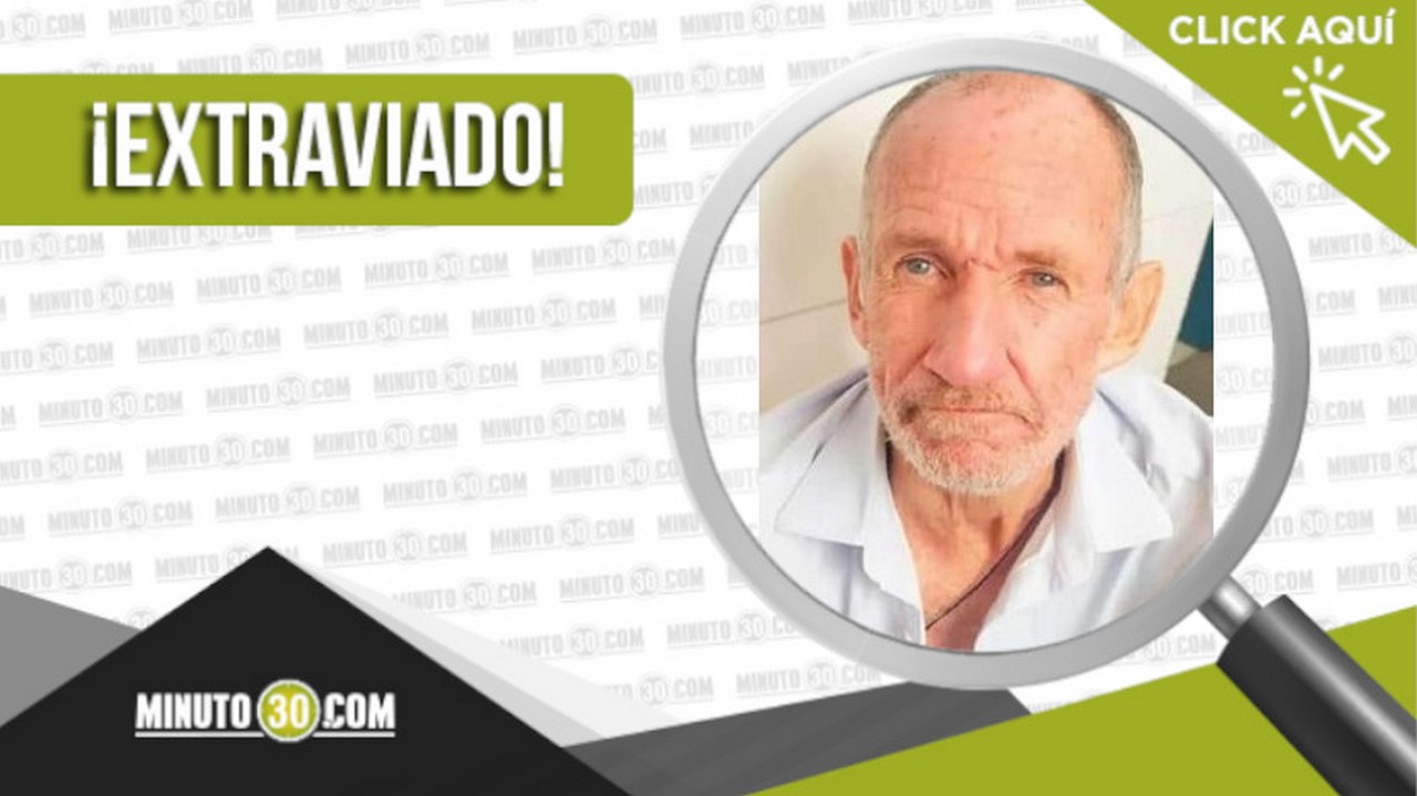 Señor extraviado en Medellín
