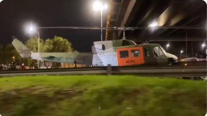 helicoptero atrapado bogota