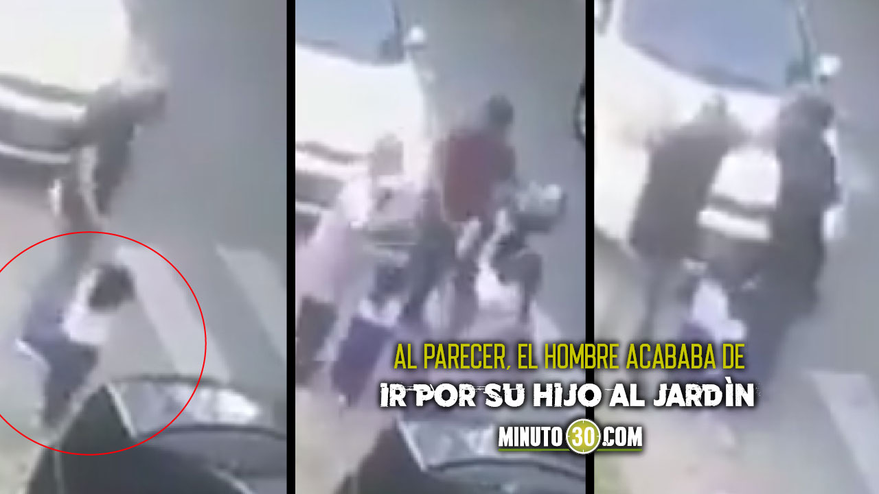 Por el Estadio atracaron a un hombre que iba con su pequeño