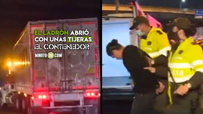 Video: ¡Robo de película! Ladrón se montó a un camión en movimiento para sacar cajas Video: ¡Robo de película! Ladrón se montó a un camión en movimiento para sacar cajas