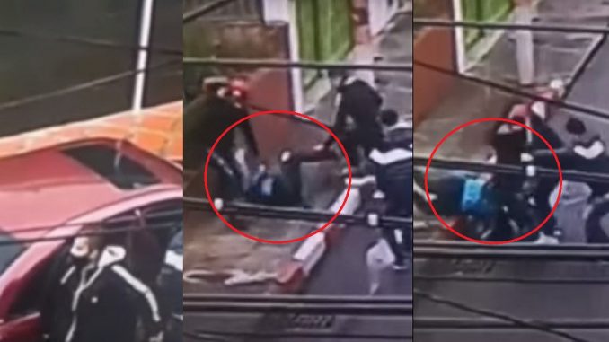 Mujer fue atacada y atracada por los del carro rojo Mujer fue atacada y atracada por los del carro rojo