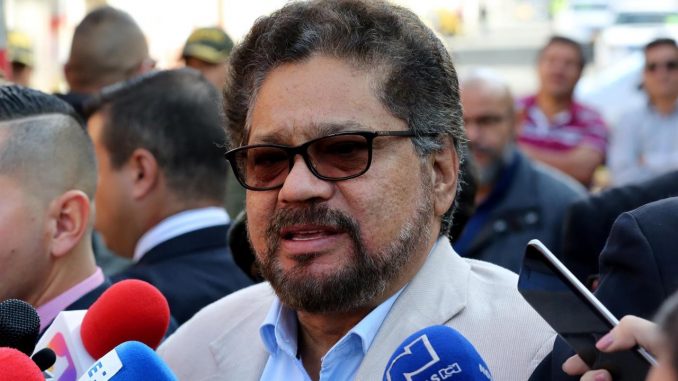 Fotografía tomada en marzo de 2018 en la que se registró a Luciano Marín Arango, alias "Iván Márquez", jefe de las disidencias de las FARC. EFE/Leonardo Muñoz/Archivo Iván Márquez