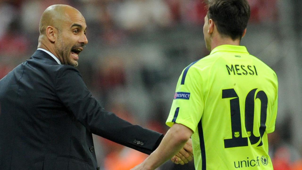 messi guardiola