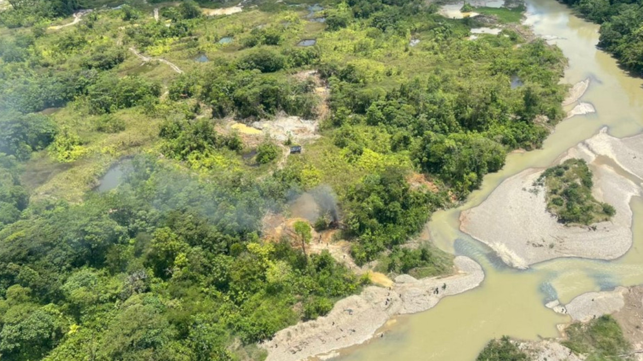 [Video] Destruyeron tres minas que serian del ELN en el Chocó