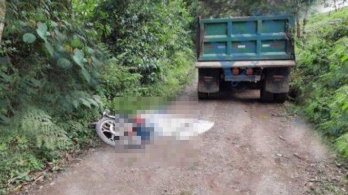 muerte de nina en moto Niña