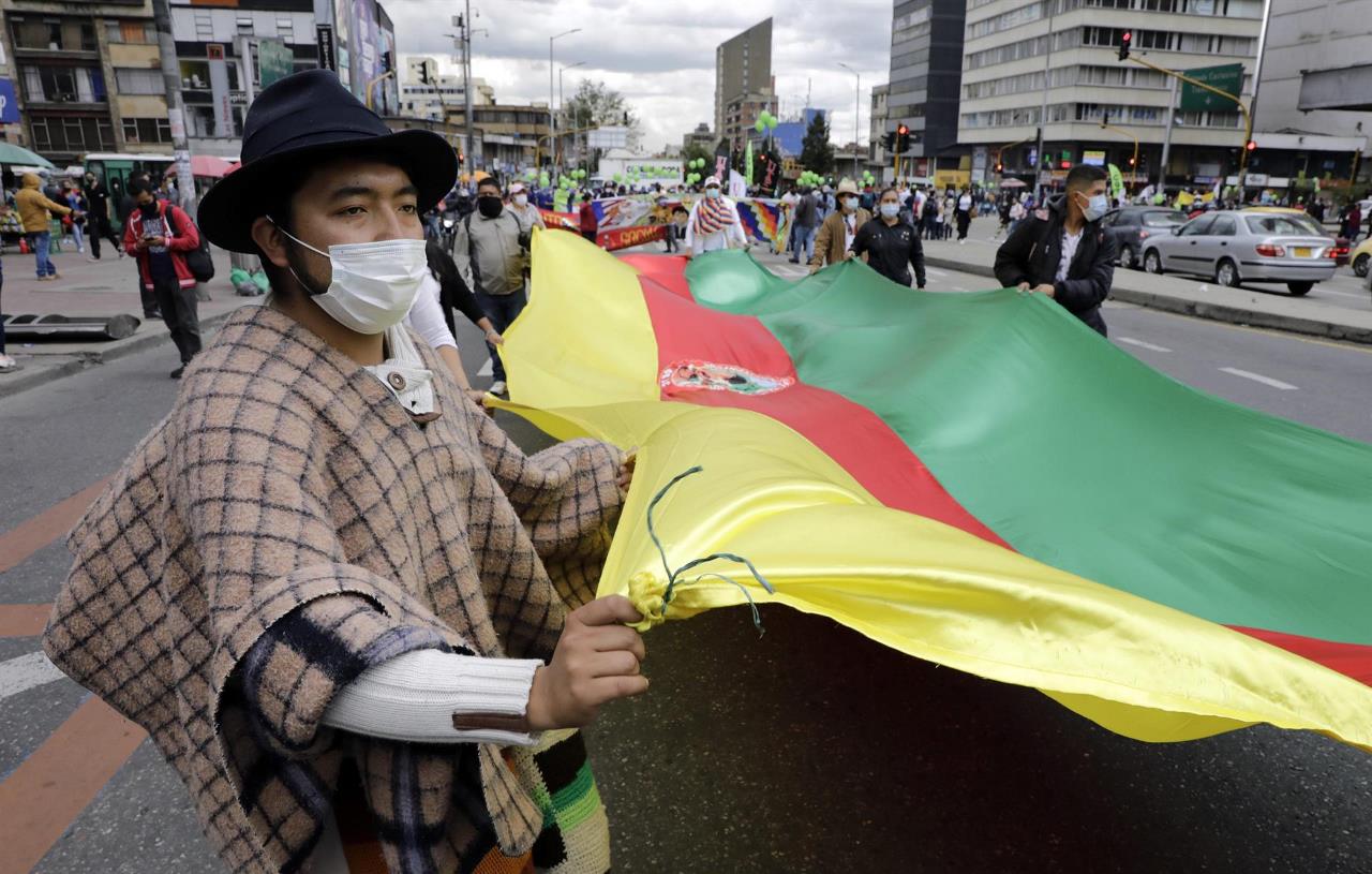 Sindicatos marchan en Colombia en protestas sin fuelle tras cuatro meses 1 paro 26 agosto 3