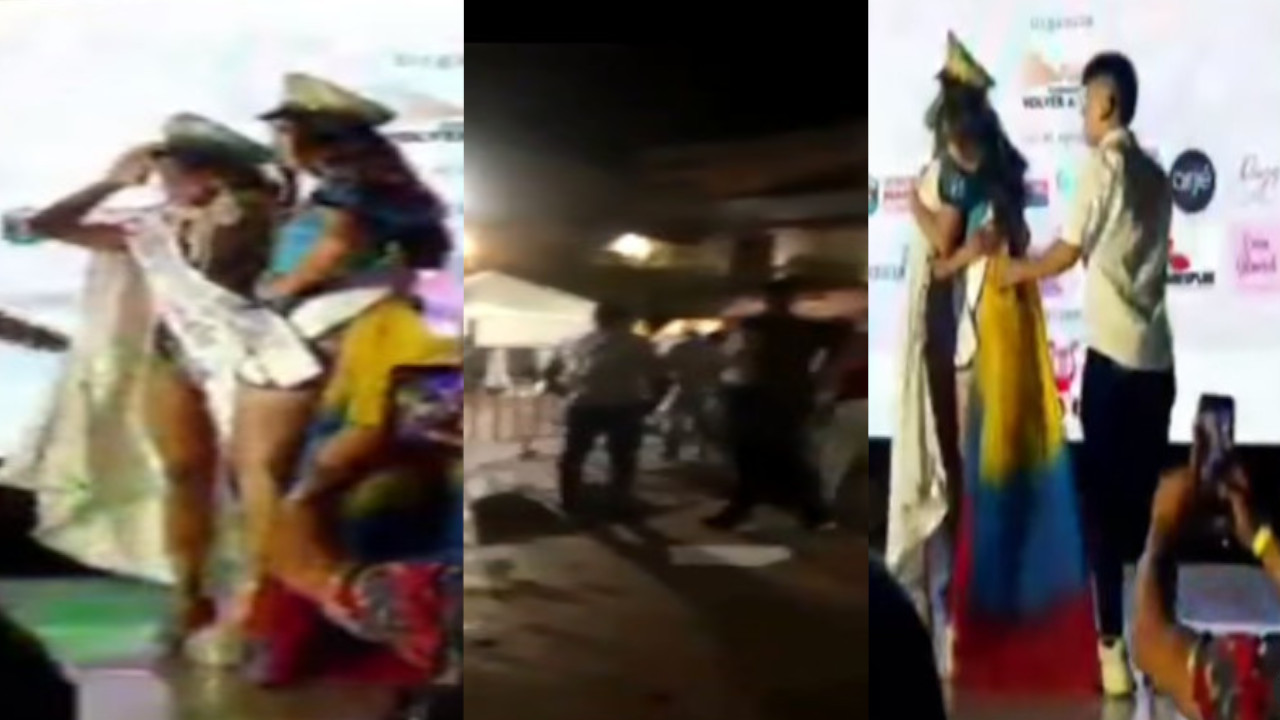 Reinado Trans del Mar terminó en pelea