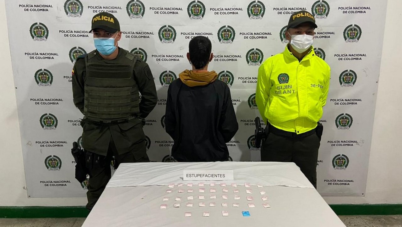 Cogieron a 'Tanguita' en Sonsón con varias dosis de estupefacientes