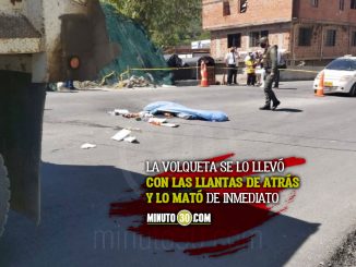 FOTOS: Vendedor ambulante murió atropellado por una volqueta en Cisneros 1 Vendedor ambulante murió atropellado por una volqueta en Cisneros