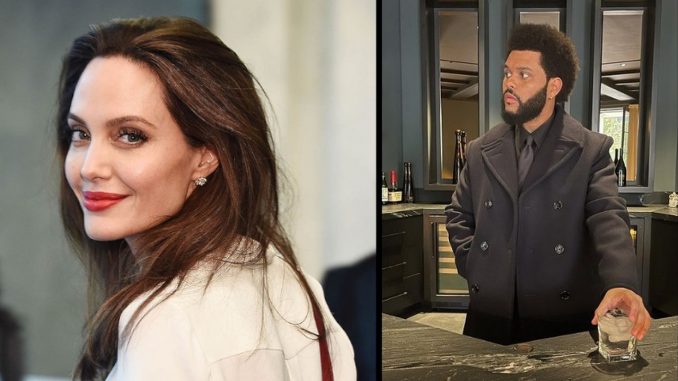 Angelina Jolie y The Weeknd