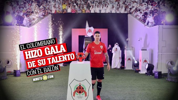 Asi-fue-la-presentacion--de-James-Rodriguez-por-parte-del-Al-Rayyan-de-Catar