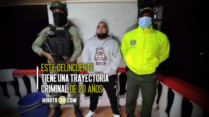 EN VIDEO: Cayó alias “Bola”, un peligroso delincuente, cabecilla del combo de Los Chivos 1 alias Bola