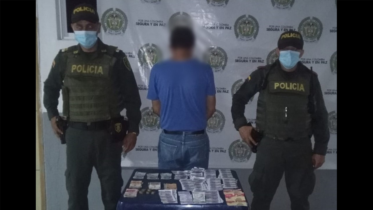 Capturaron a este hombre acusado de vender chance ilegal