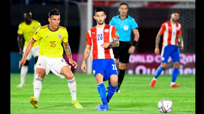 Colombia perdió en el primer tiempo ante Paraguay Colombia perdió en el primer tiempo ante Paraguay