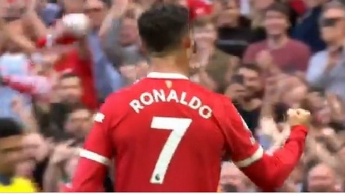 Cristiano Ronaldo en su regreso al United
