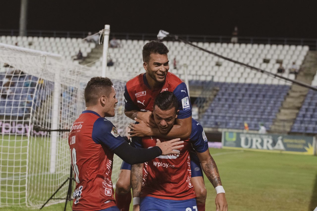 Fecha 10 de la Liga BetPlay podría generar remezón en el escalafón 4 Leonardo Castro celebra gol con Independiente Medellin 18