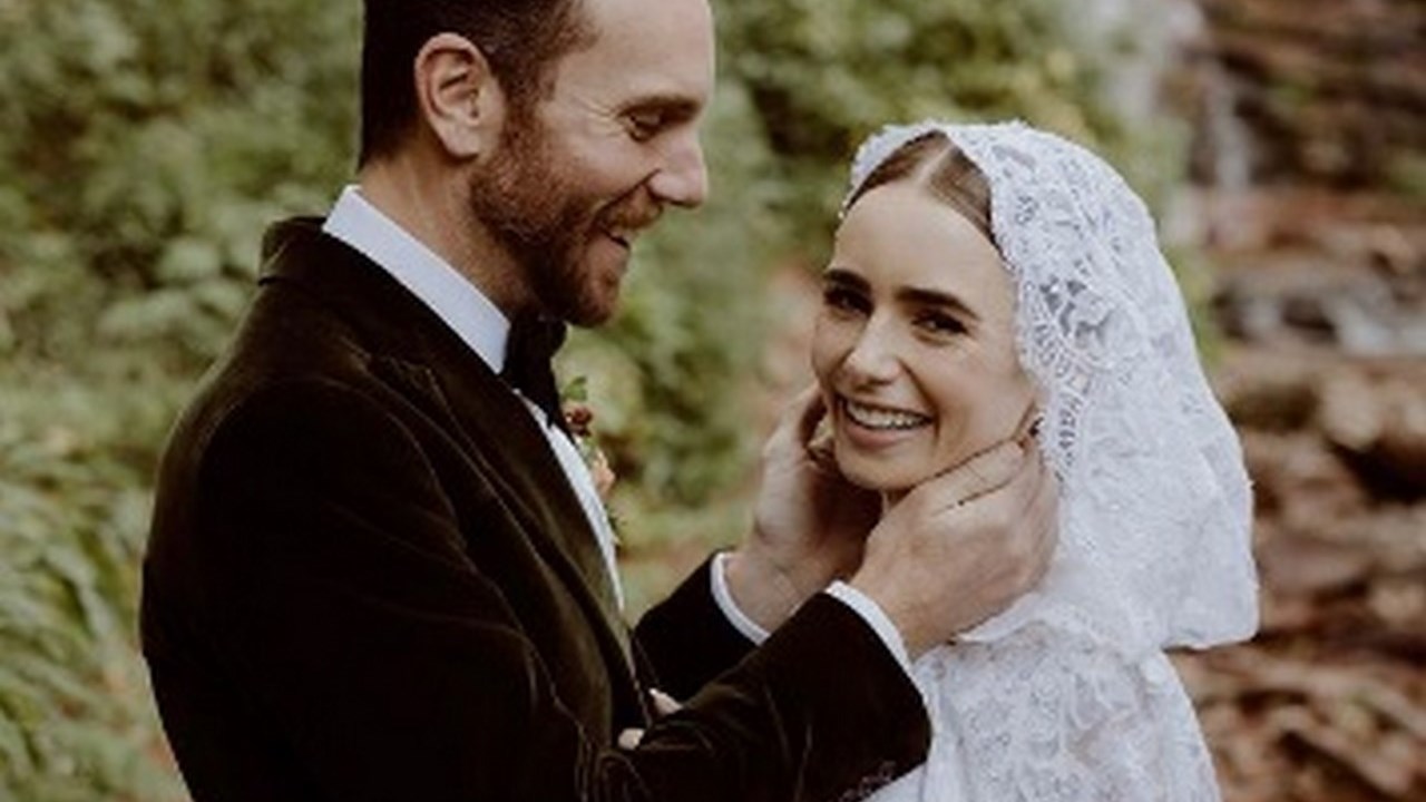 Lily Collins y la boda de cuento de hadas, se casó con Charlie McDowell
