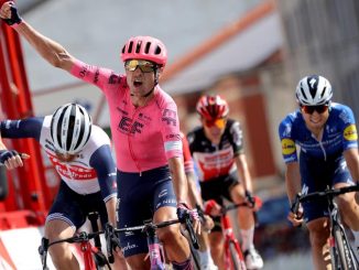 Triple del danés Magnus Cort en Monforte de Lemos, Roglic sigue líder 1 Magnus Cort