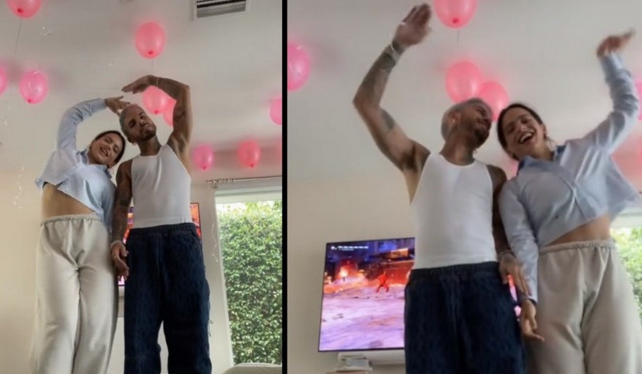 Entre risa nerviosa, Rauw Alejandro habló de su noviazgo con Rosalía