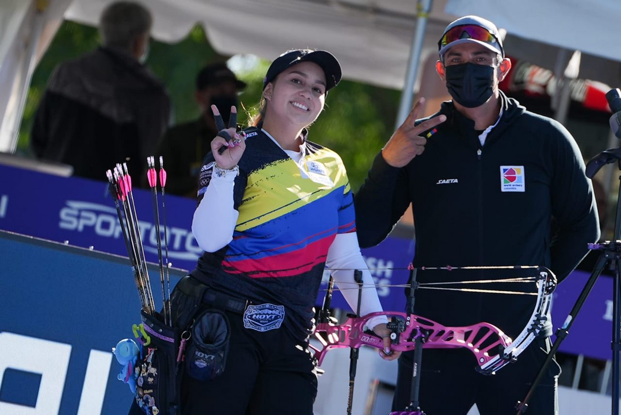 Sara López y Nora Valdez, en la final de la Copa Mundo de tiro con arco 1 Sara Lopez tiro con arco 5