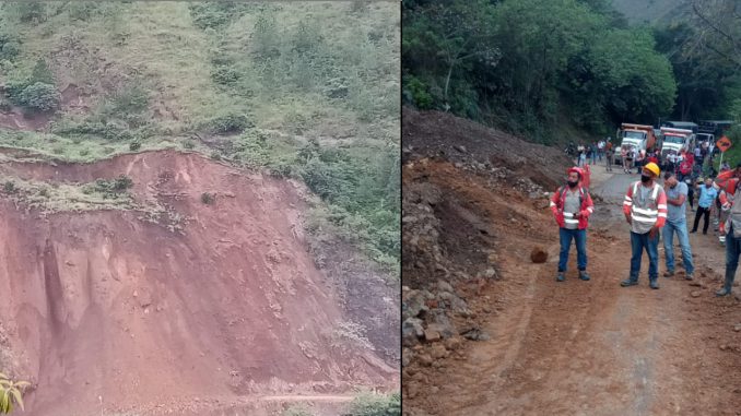 Por derrumbe continúa cerrada la vía Medellín - Urabá Por derrumbe continúa cerrada la vía Medellín - Urabá