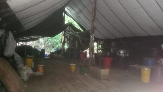 Cayó laboratorio para procesamiento de clorhidrato de coca Cayó laboratorio para procesamiento de clorhidrato de coca