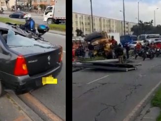 FOTOS: Impresionante accidente en la Avenida Boyacá 1 accidente bogota 2021