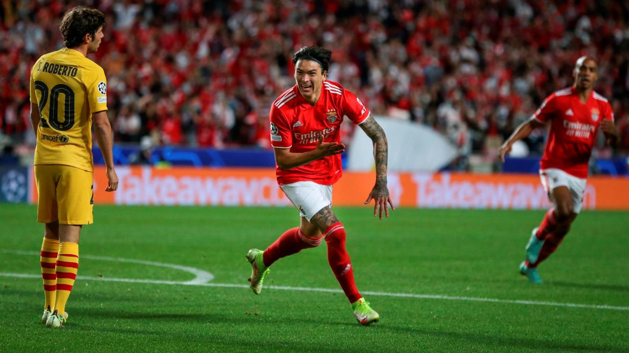 benfica hunde al barcelona