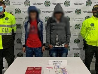 Le robaron una cadena de oro y dinero a una mujer en Sonsón, pero los cogieron 1 Captura por hurto en Sonsón
