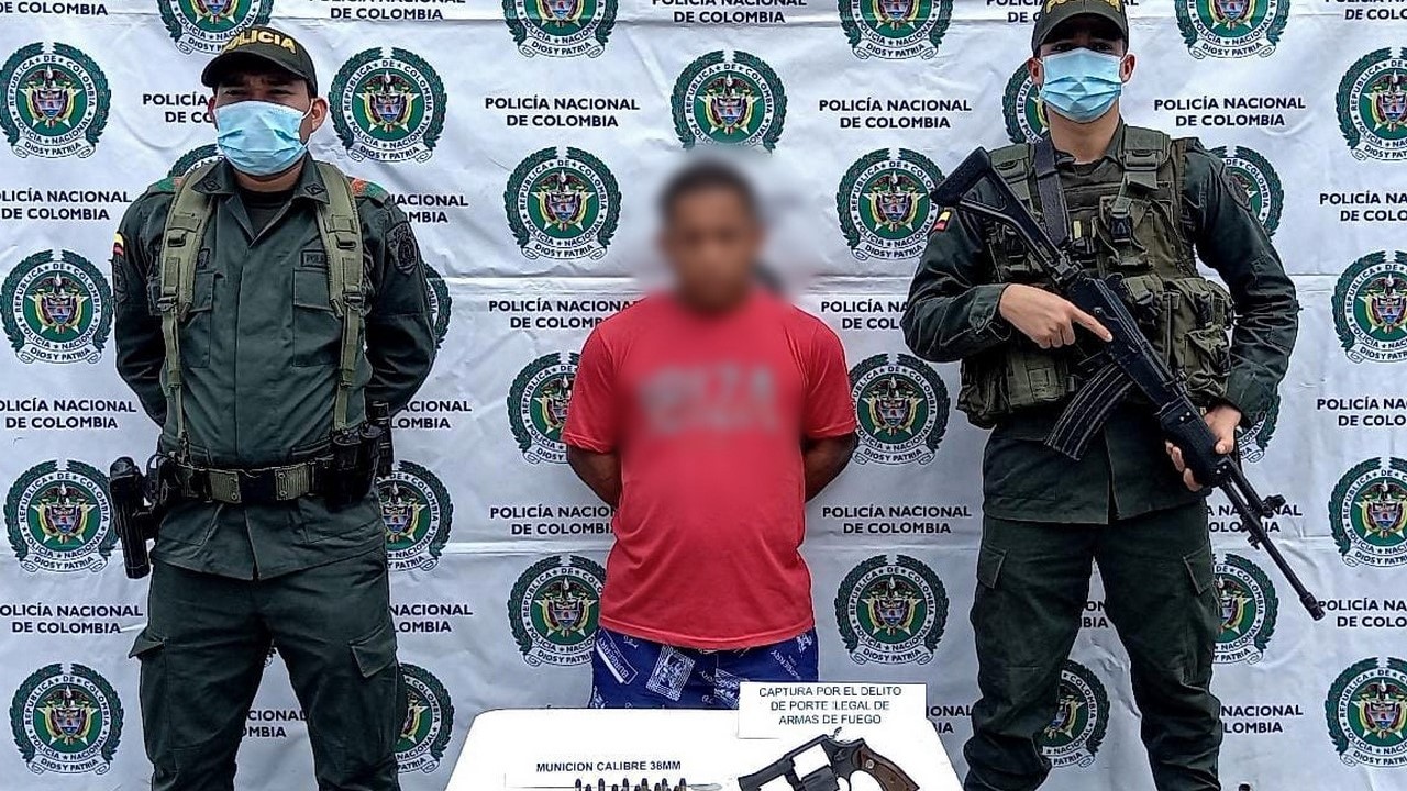 Lo cogieron en Cáceres con un revólver calibre 38