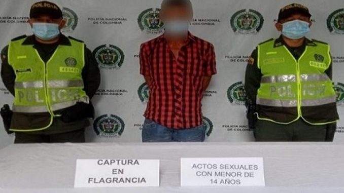 capturado actos obsenos menor 7a ños