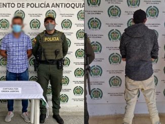 Andaban muy 'campantes' por las calles de Cisneros y Yolombó teniendo orden de captura 1 Capturados en Cisneros y Yolombó por orden judicial