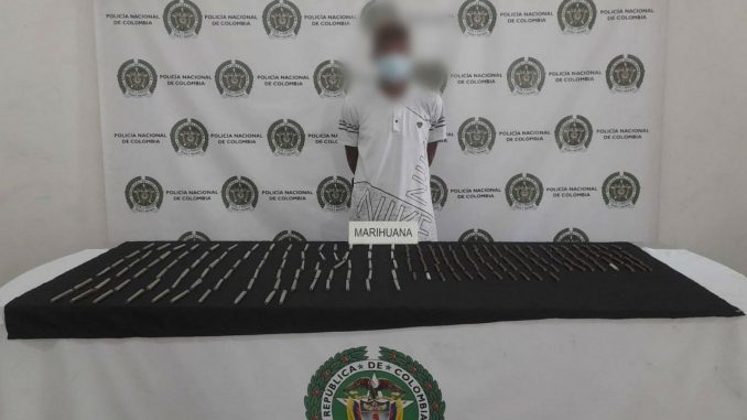 Capturado en Medellín con cigarrillos de marihuana Capturado en Medellín con cigarrillos de marihuana