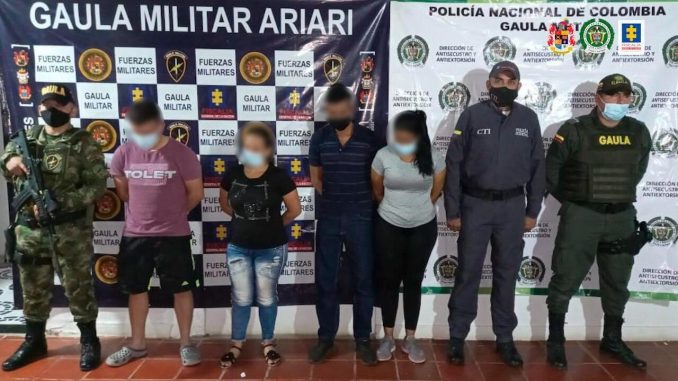 Capturan a cuatro presuntos secuestradores en Meta Capturan a cuatro presuntos secuestradores en Meta