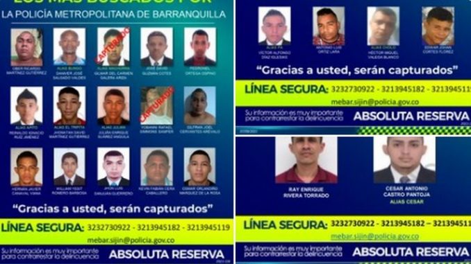 Estos son los más buscados en Barranquilla Estos son los más buscados en Barranquilla