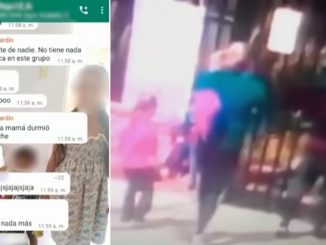 Discusión de mamás por chat terminó en puños a las afuera del colegio de sus hijos 1 Discusión de mamás por chat terminó en puños a las afuera del colegio de sus hijos