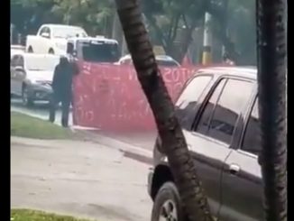 ¡Pilas! Cierres intermitentes en ambos sentidos de la Av. Las Vegas por manifestación 1 Cierres intermitentes en ambos sentidos de la Av. Las Vegas