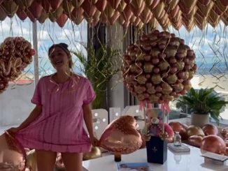 "Todo ese plástico de 1 solo uso", critican a Cristina Hurtado tras utilizar muchas "bombas" en su cumple 1 cristina hurtado cumple embarazado1 1