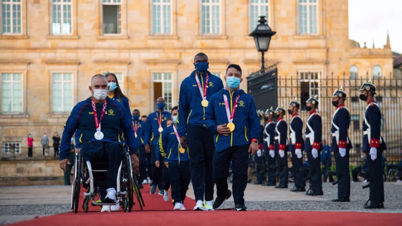 Homenajearon a los deportistas colombianos que participaron en los Juegos Paralímpicos en Tokio