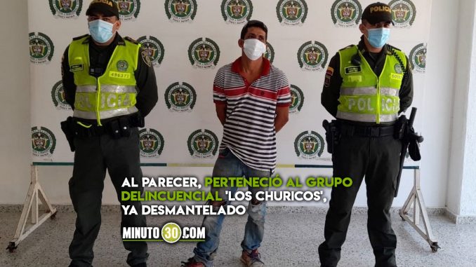 Cayó 'Pecho de lata', de los más buscados en Santander Cayó 'Pecho de lata', de los más buscados en Santander